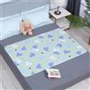 Hearda 2 Pezzi Traversine Lavabili per Incontinenza Adulti Anziani Neonato Bambini Cani, Riutilizzabili Coprimaterasso Impermeabile Assorbente Protezioni Materasso Foglio (Verde menta,100x150cm)