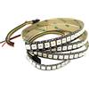 Rongda Smart Home 1 m 144 LED APA102 striscia di luci LED non impermeabile IP20 RGB colore colorato 5 V nero PCB