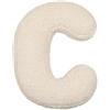 Generic Cuscini decorativi a forma di lettera dalla A alla Z, per divano, camera da letto, soggiorno, decorazione (C)