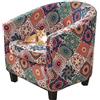 Yekuhe Copripoltrona Chesterfield 1 Posto, Elasticizzato Copripoltrona con Cuscino Separato, Fodere per Poltrona da Cocktail Universale Lavabile Rimovibile,Coperture Protettive per Poltrona Club per Tullsta
