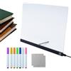 Générique Tabella luminosa a LED | Tavola di Scrittura Illuminata,Blocco note creativo riscrivibile per Colorare, Schizzi, Pittura e Grafiche