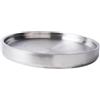 Baoblaze Vassoio da Portata refrigerato in Acciaio Inossidabile Vassoio da Portata ghiacciato, Vassoio da Portata Freddo per antipasti Server refrigerato per, Argent