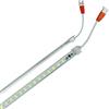 LineteckLED -5730-144D-220VKIT5- Plafoniera Led Slim Sottopensile Smd 5730 1MT AC220-240V 12W IP44 Trasformatore Incluso Luce Fredda