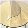 YYSHLTRRE Tovaglia trasparente in PVC Pellicola protettiva trasparente Tovaglia rotonda di spessore 1,5mm/2mm in plastica PVC (1.5mm,80cm)
