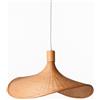 B·LED BARCELONA LED Lampada a sospensione in vimini Bellas Design artigianale e stile sombrero | Lampada Techo Decorativa Naturale per Comodini, Saloni o Locali | Compatibile con Bombilla E27 (non inclusa)