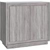 vidaXL Credenza Grigio Sonoma 80x34x75 cm in Legno Multistrato