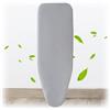 Generic Copriasse da Stiro,90x30cm 100x34cm 120x38cm Foderina da Stiro Cotone Copri ASSE da Stiro Casa Fodera da Stiro Imbottita per Ferri da Stiro A Vapore(Argento,90x30cm)