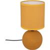 ATMOSPHERA CREATEUR D'INTERIEUR Lampada a sfera Timeo, giallo ocra, H25 cm