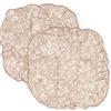PARAMAISON Cuscini Coprisedia Trapuntati Edera Set 2 40x40 cm