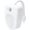 Walopola Luce notturna per WC, Luce per WC all'interno della toilette, Luce notturna per WC con sensore di movimento, Sensore di luce del sedile del WC attivato dal movimento, Luce del sensore del