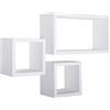 MODULARREDO tribù Mensola Montabile a parete tavolo della fibra Bianco - Scaffale, mensola, montabile a parete, piano in fibra, Bianco, salotto, 10 kg)