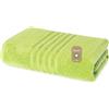 Lavea® 1 Telo Sauna XXL 80x220 cm in Spugna di Cotone Bio 100% Morbido e Assorbente, per Casa Hotel Spa - Ideale anche come Asciugamano Doccia - Verde mela