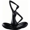Uziqueif Scultura Moderna Decorazione Figura Donna, Resina Yoga Decor, Decorazioni per Statue di Donna grassa per Piano di Lavoro da Tavolo, Regali di Ispirazione per Le Donne