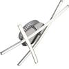 Monzana Plafoniera LED Soffitto 3 Strisce Bianco Caldo Argento Lampadario Camera Lampada Cucina