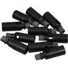 SHINEOFI 10pezzi Adattatore Testa Girevole per Lampada Giunto Meccanico in Ferro Nero per Staffe e Lampade in Molteplici Progetti di Illuminazione