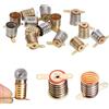 ADZJOY 50/100 pz E10 Portalampada Piccola Lampadina Portalampada 3-36V Vite Presa Portalampada E10 Vecchio Portalampada Torcia Insegnamento Esperimento Uso(50pcs)