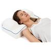 MAKOSAS Cuscino Contro le Rughe | Anti Acne | Guanciale Ortopedico Antietà | Posizione Corretta del Collo e Della Schiena | Premium Memory Foam | con Copertura Extra in Bambù