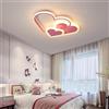 Arcadia Plafoniera Led Soffitto Moderna con Luce Calda e Fredda Dimmerabile, Telecomando - Lampadario Camera da Letto, Soggiorno, Cucina, Cameretta e Salotto - 3800LM 38W 55Cm