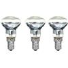 Lckiioy Lampada Lava Sostitutiva E14 R39 30W Faretto Un Vite nella Lampadina Riflettore Trasparente Lampadine Spot Lava Un Incandescenza 3 Pz