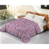 BANZAII TEXTILE INNOVATOR ONLINE Banzaii Trapunta Invernale in Ecopiuma da 380 gr/mq anallergica e traspirante - Piumone Caldo e Morbido - Prodotto in Italia - Una piazza Singolo 170x260 cm, Anna Rosa