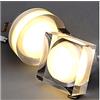HSHHJSH Faretti LED Cristallo Incorporato nel Faretto Quadrato/Rotondo 1W 3W 5W 7W LED Faretto da Incasso A Soffitto per La Decorazione Domestica Illuminazione della Cucina