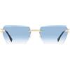Dsquared2 Occhiali da Sole D2 0102/S LKS Oro/Azzurro Unisex 58/16/145
