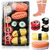 BAIFULAI 5 Paia di Calzini Sushi Divertenti Accessori per Uomo Donna Idee Regalo Divertenti