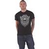 Amon Amarth T Shirt Grigio Skull Band Logo Nuovo Ufficiale Uomo Nero Taglia M