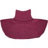 tevirP Sciarpa invernale in 100% lana merino per bambini, lavorata a maglia, colore viola, taglia M
