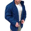 HEONSATI Cardigan da Uomo a Maglia Frontale Aperta Curvy Felpa Manica Lunga Calda Lavorato a Maglia Cappotti Zip Up Casual Maglione in Maglia Caldo Giacca Lana Taglie Forti Cappotto Uomo di Lana Elegante