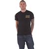 Ozzy Osbourne T Shirt Patient No 9 Oro Logo Nuovo Ufficiale Uomo Nero Size S