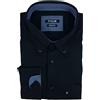 Rionero Camicia Uomo 100 Puro Cotone Taglie Forti Manica Lunga Taschino XXXL 3XL 4XL 5XL (3XL(46-47) - 728)