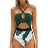 Generico Costumi Mare da Donna Interi Nero Donna Intero Costume da Bagno da Donna con Scollo a Barchetta Costume Intero Contenitivo Pancia Piatta Donna Costume Intero Donna Brasiliana (GN2, M)