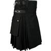 Modaworld Gonnellino Kilt Scottish con Cargo Tasca Skirt Medievali da Uomo, Gonna A Pieghe Scozzese Gonna con Catena Bilaterale A Pieghe Tradizionale a Quadri