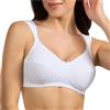 Spiman 1 Pezzo di Reggiseno Donna Senza Ferretto in Microfibra,Coppa Non Imbottita 281. Bianco 8B
