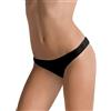 Cotonella 9 Pezzi Slip Donna L'Altra 3490 Mini in Cotone Bielastico, Nero 3/M