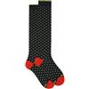 Gallo Calze lunghe uomo cotone leggero narciso fantasia pois
