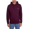 Lyle & Scott FELPA Uomo LYLE & SCOTT 1874 ML1139V BRUSHED BACK HOODIE Z562 BURGUNDY