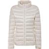 Xitoio - Piumino da donna ultraleggero e imbottita, caldo e trapuntato, oversize, per l'inverno, leggero, con imbottitura in piuma, bianco, M