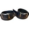 Armani Exchange ARMANI CINTURA UOMO IN PELLE Reversibile FIBBIA AD ARDIGLIONE Nero/Blu 951411