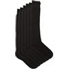 Ciocca calze lunghe uomo termiche in Pile calde morbide pesanti nero blu fantasia [512_085_I_6]