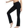 JADEA Leggings in Felpa a Zampa pantaleggings Invernale Art. 4369 (Blu, XL)