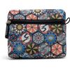 Gattinoni ROMA Roma Teodosia Easy Chic Donna Borsa A Spalla New Shopper Pieghevole Nylon/Pu Bentf8071Wip Multicolore M06 Multicolor/Black