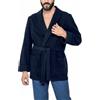 Generico Giacca da camera Blu in Lana e Cashmere modello Scialle Classico di B&B Italy TG. 56
