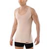 ALBERT KREUZ Canottiera intima da uomo Business in cotone biologico senza maniche con scollo rotondo profondo, beige., M
