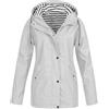 Generic Trench da donna di media lunghezza cappotto leggero Taglie Forti Trench Donna Cappotto Softshell Coat Calda con Tasche Giacca da Leggero Antivento Giacca Casual Autunnale Trenchcoat Elegant