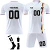 JKJFJKA Maglia da Calcio per Bambino Adulti Set Completo da Calcio Pantaloncini Calzini Maglietta Allenamento Football Completino Maglietta Personalizzata con Nome e Numero a Scelta