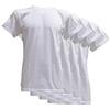Fontana Calze & Intimo 4 Magliette Manica Corta Scollo Tondo in Jersey di Puro Cotone, Comfort e freschezza sulla Pelle (Bianco, 3° S)