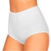 JADEA CULOTTA Donna, Offerta 6 E 12 Pezzi, Slip Donna in Cotone Elasticizzato, Slip Donna Vita Alta 824 (6 Pezzi Bianco, 8)