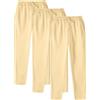 Generisch Confezione da 3 pantaloni da uomo per il tempo libero con tasche, classici, elastici, traspiranti, comodi, per la tuta, per l'autunno, l'inverno e le attività all'aperto, Giallo chiaro, M